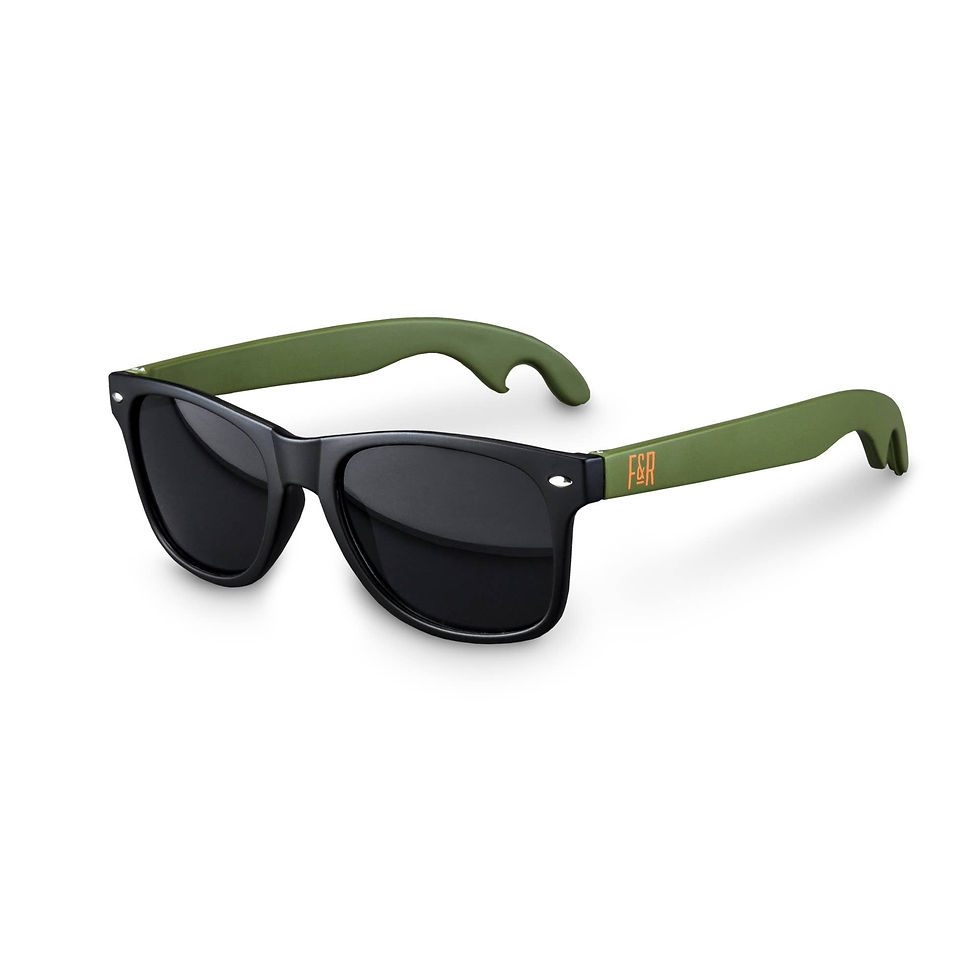 Thumbnail: Bottle Opener Sunglasses in Green