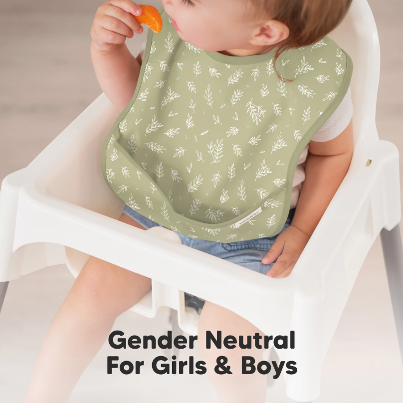 Thumbnail: 3/Pk Presto Waterproof Baby Bibs - Bloom