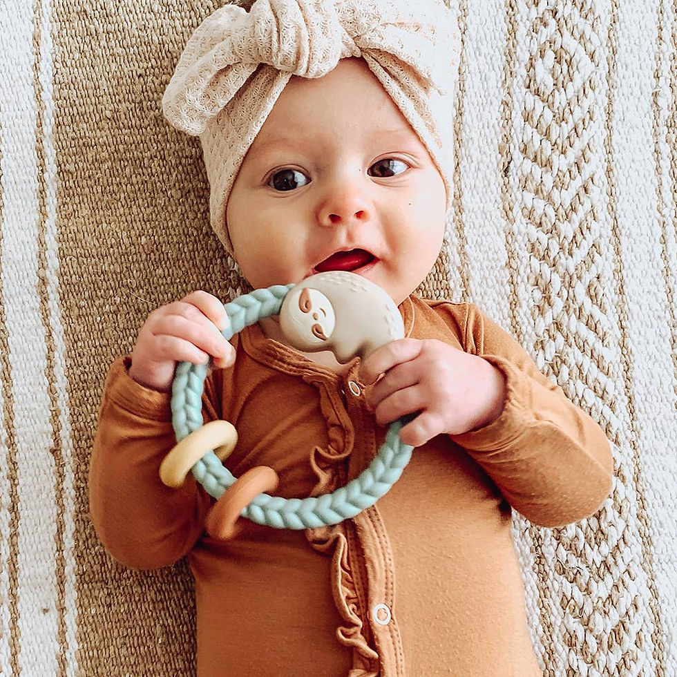 Ritzy Rattle™ Silicone Teether Rattles - 3 options