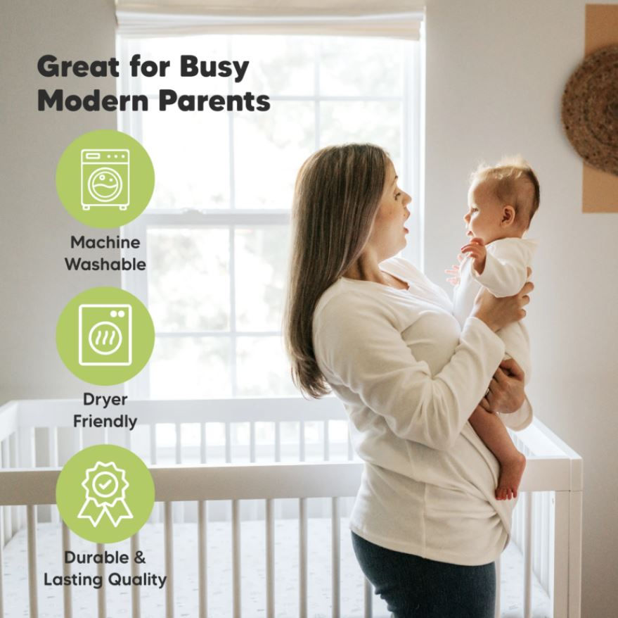 Thumbnail: Organic Fitted Crib Sheet - Color Options (2 Pack)