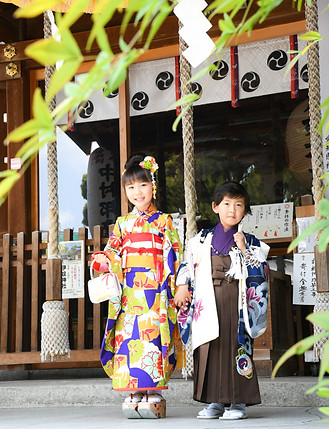 伊奴神社七五三写真