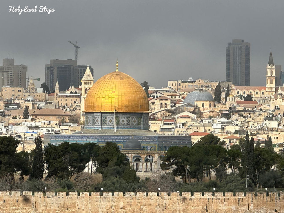 From the summit of the Mount of Olives, visitors can admire the golden Dome of the Rock, the ancient walls of the Old City of Jerusalem, and centuries of sacred history. A must-see stop on any pilgrimage or tour of Jerusalem.