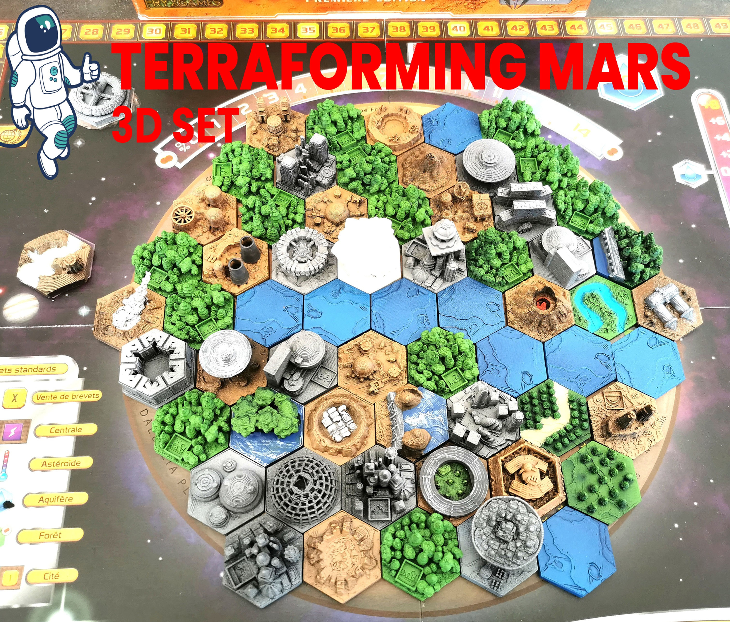 Upgrade Kit for - Terraforming Mars (3D Tiles)