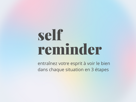 "Tous les jours, à tous points de vue, je vais de mieux en mieux " 