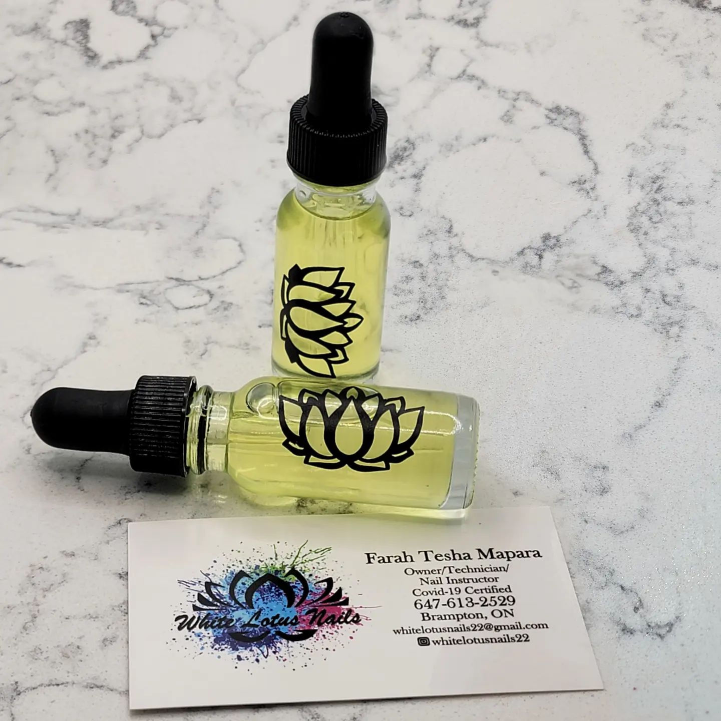 White Lotus Nails Pinapple Cuticle Oil 15ml