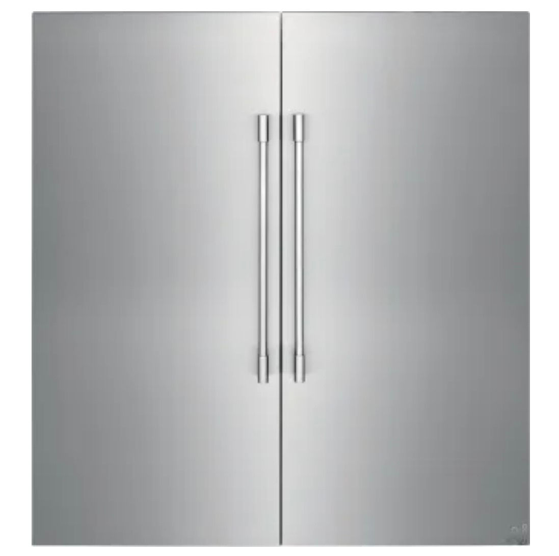 Frigidaire 66” Stainless Steel Side by Side Fridge/Freezer Set