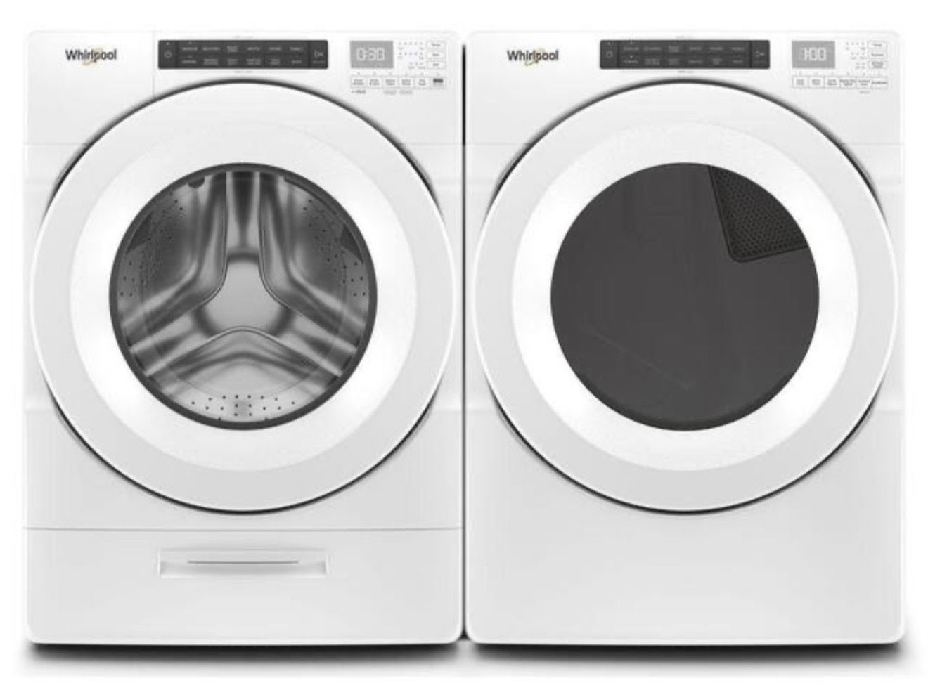 Whirlpool 27” Front Load Washer & Electric Dryer Laundry Set