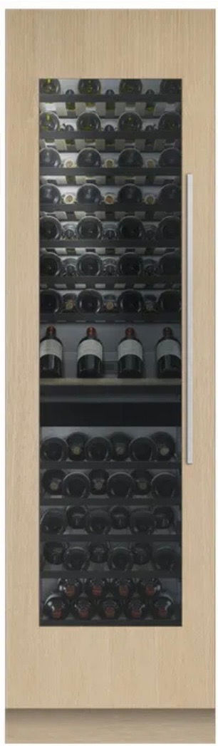 Fisher & Paykel 24” Built-In Dual Zone Panel Ready Wine Cooler