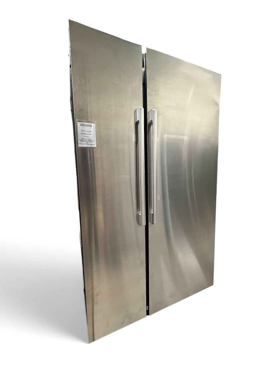 Thumbnail: Dacor 48” Built-in Fridge/Freezer Set w/ Stainless Steel Panels