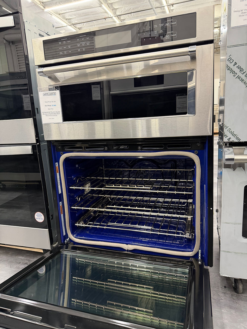 Thumbnail: KitchenAid 30” Built-in Double Microwave Combination Oven