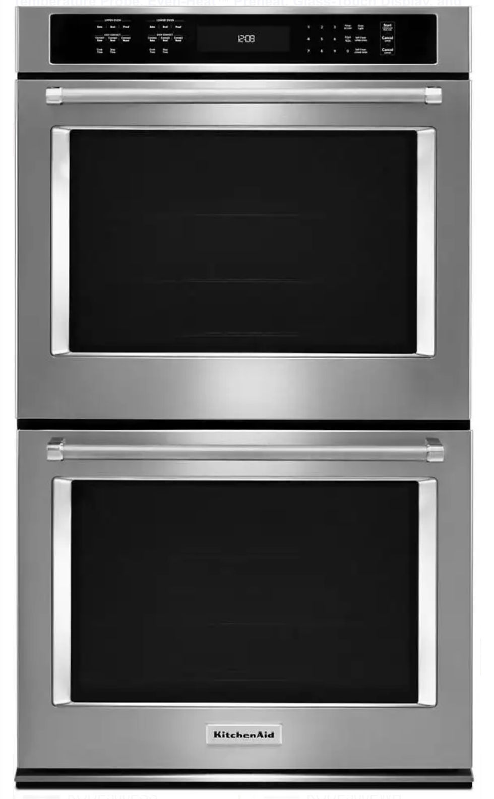KitchenAid 30” Built-in Electric Double Oven Convection