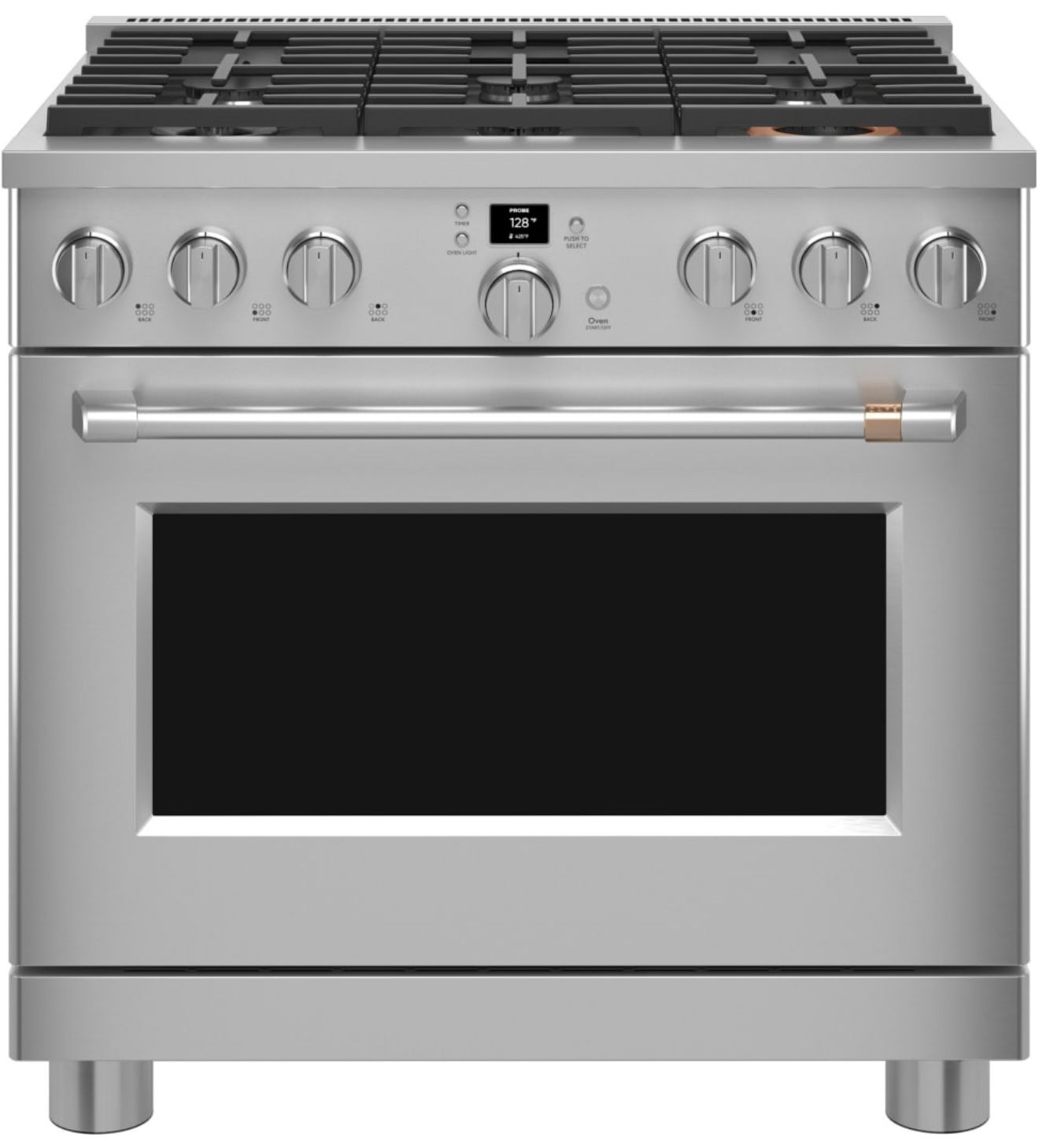 Cafe 36” All Gas Range - Stainless Steel - 6 Burners