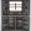 Thumbnail: Cafe 36” Full Size Quad-Door Refrigerator/Freezer - Platinum Glass