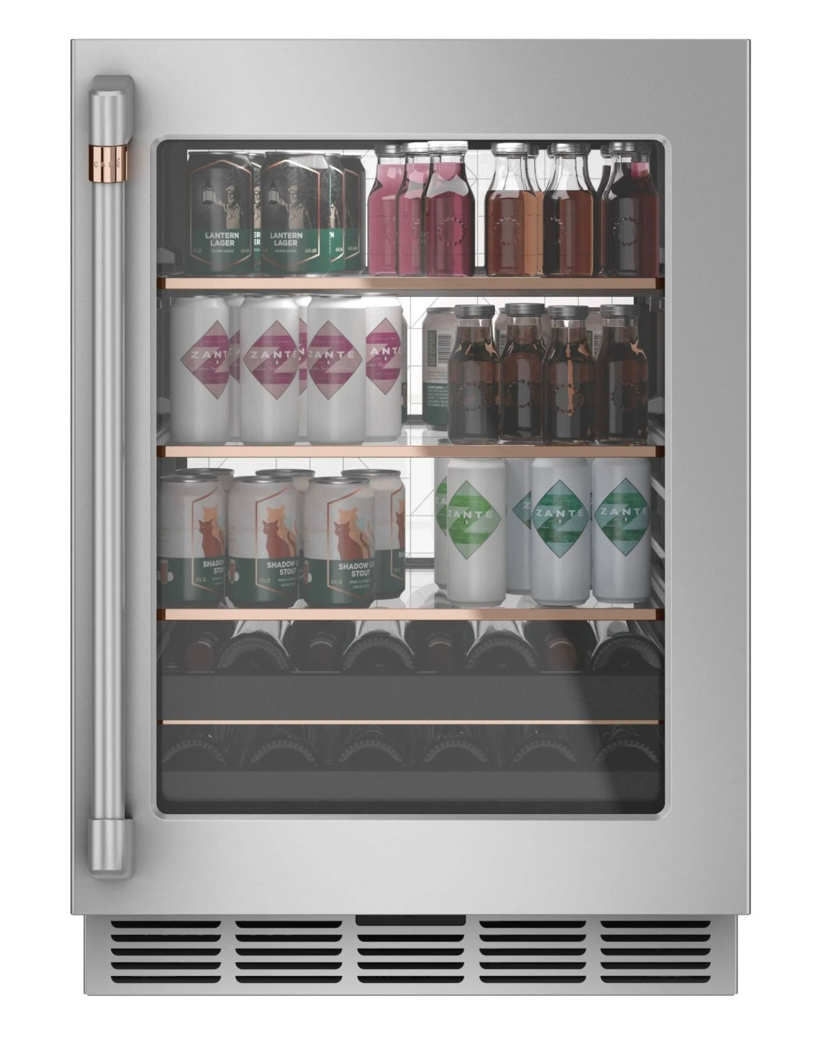 Cafe 24” Undercounter Stainless Steel Beverage Center