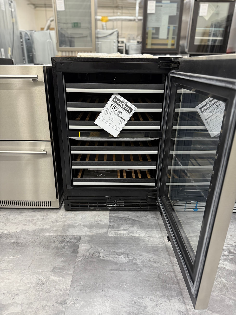 Thumbnail: JennAir 24” Undercounter Stainless Steel Wine Cooler - Dual Zone