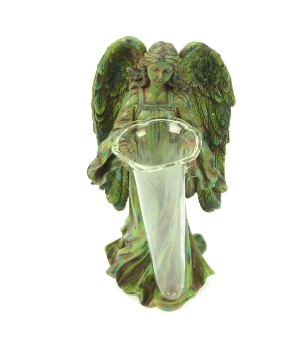 Vaasje engel groen