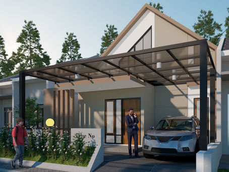 Arunala House : Rumah Minimalis yang nyaman untuk keluarga kecil dan untuk persiapan pensiun