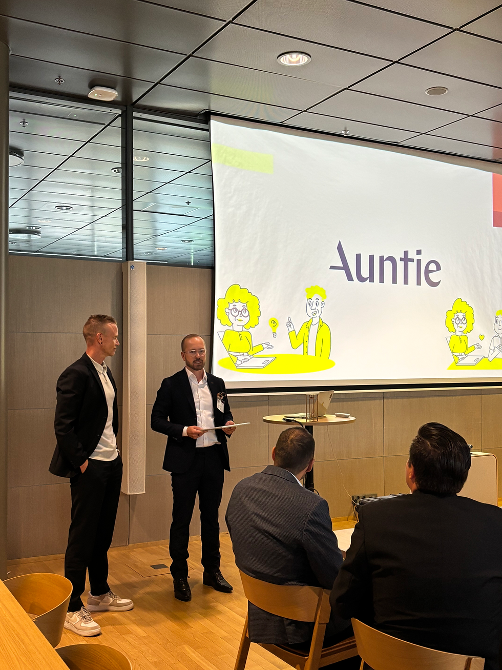 Ensimmäinen Huomisen Hallitus -palkinto on jaettu – voittajaksi valittiin Auntie Solutions Oy!