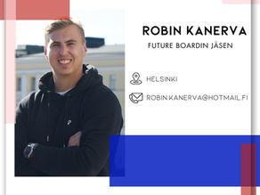 Future Board jäsenesittely – Robin Kanerva