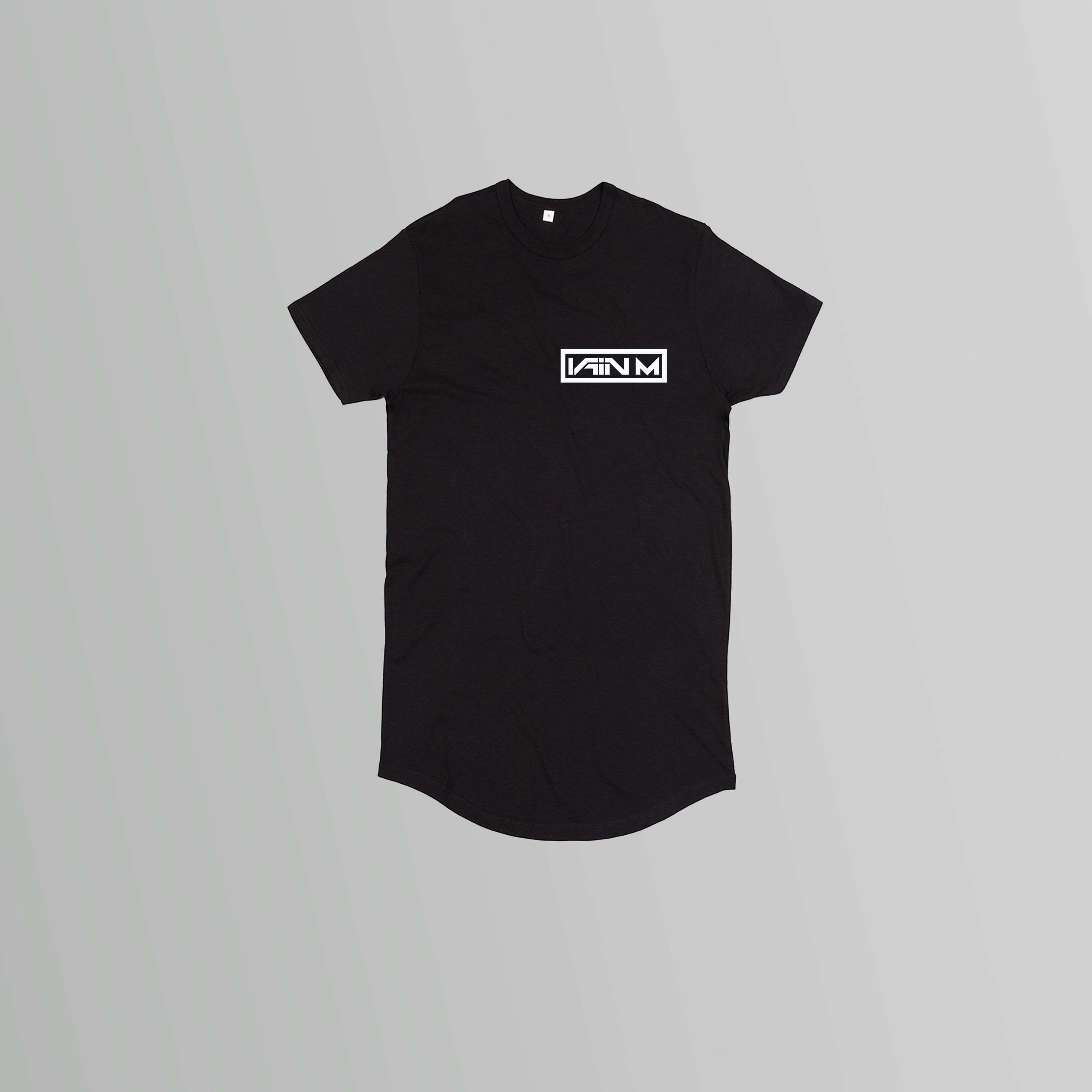 Iain M Longline T-Shirt (Black/White)