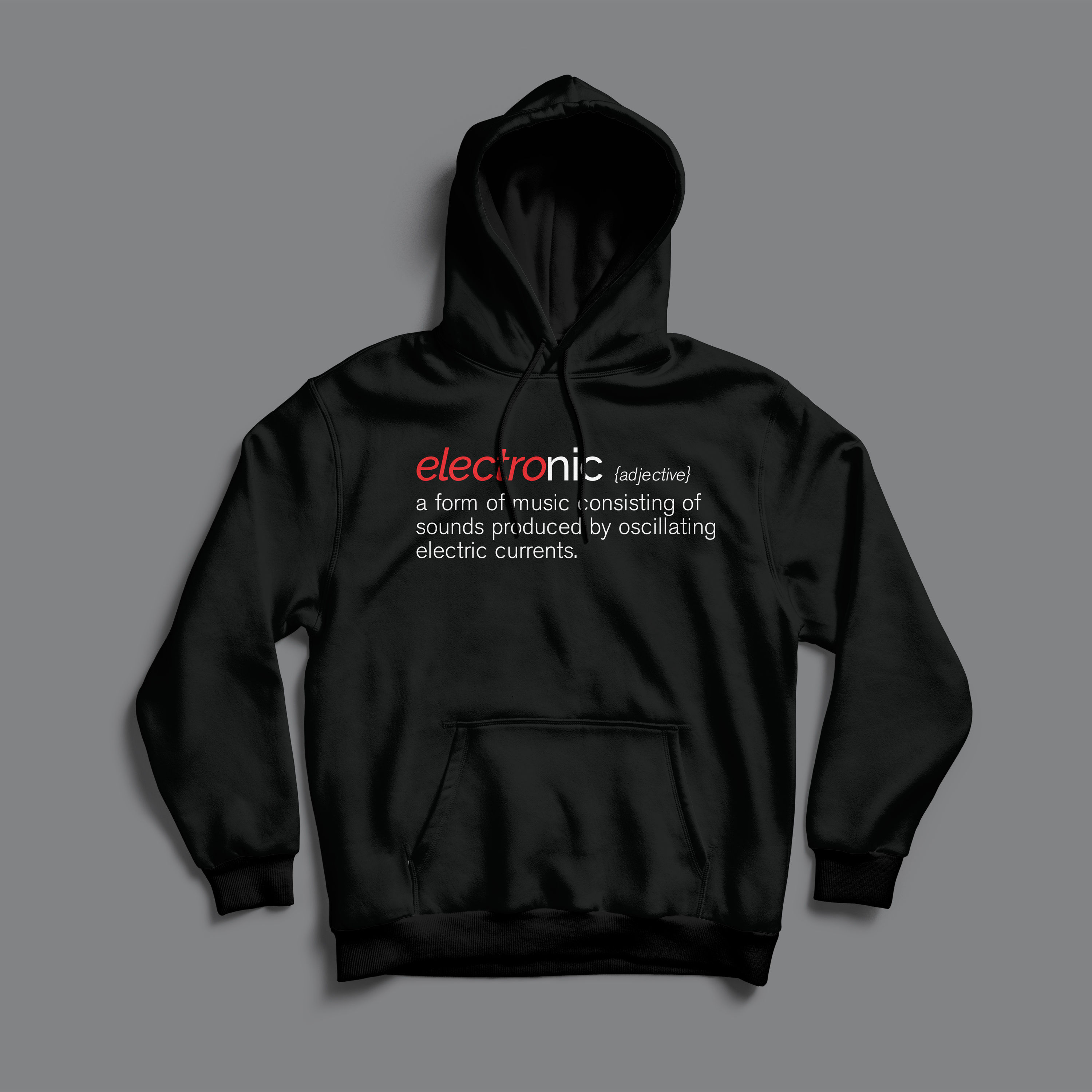 Definitions Ltd Edition Electronic  Hoodie (Black/White)