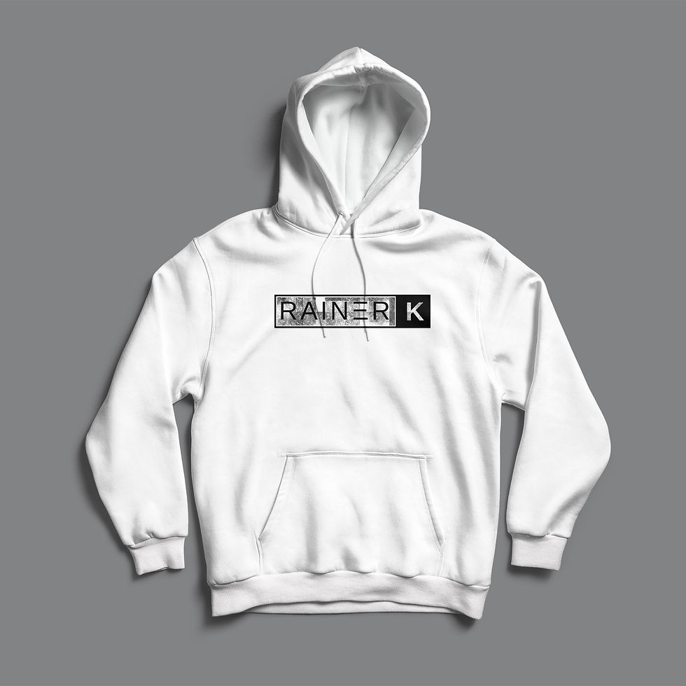 Rainer K Hoodie (Black/White)