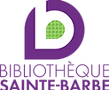 Logo de la Bibliothèque Sainte-Barbe, partenaire de MLK Films
