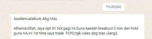 TESTIMONI FCPO MAX SAHAM