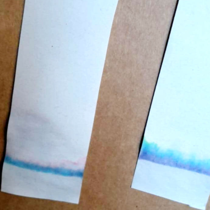 My attempt at chromatography. 