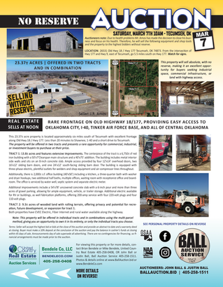 No Reserve Real Estate, Trucks, Forklifts, Welders