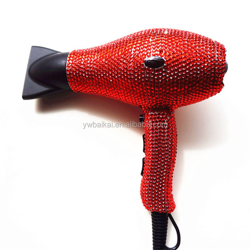 Thumbnail: Professional Luxury Salon Equipment Hair Dryer  Bling Crystal Hair Blow Dryer
