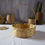 Thumbnail: Bamboo Round Basket with flat base and handle (k)