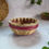 Thumbnail: Small round basket with pink border