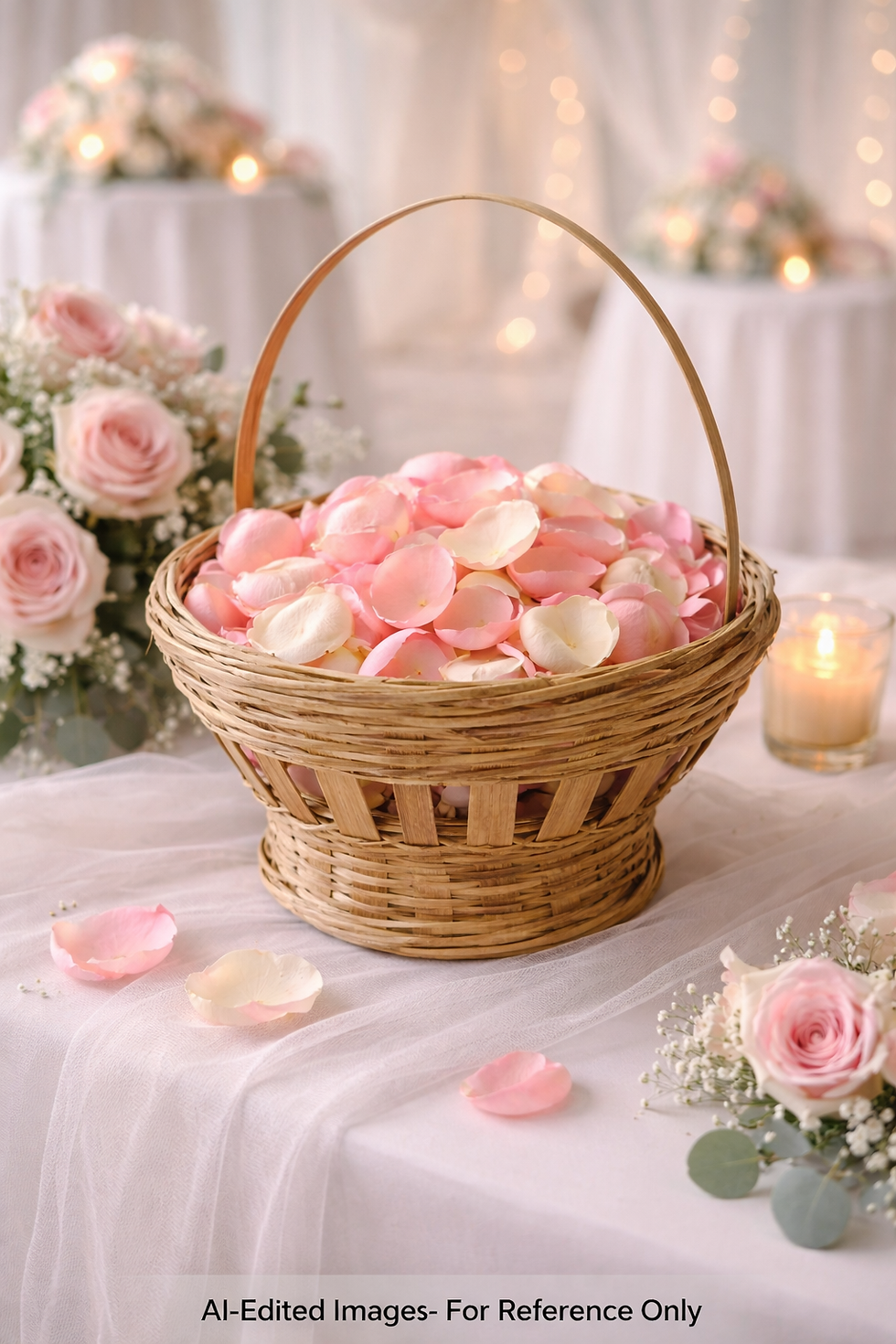 Thumbnail: Design Bamboo Basket with handle (g)