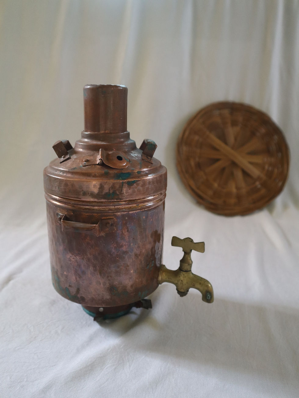 Thumbnail: Vintage Mini Copper Water Boiler