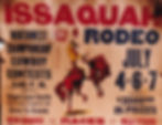Issaquah "Let'er Buck" Rodeo poster c.1929