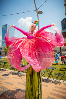 Stilt Walker Flower