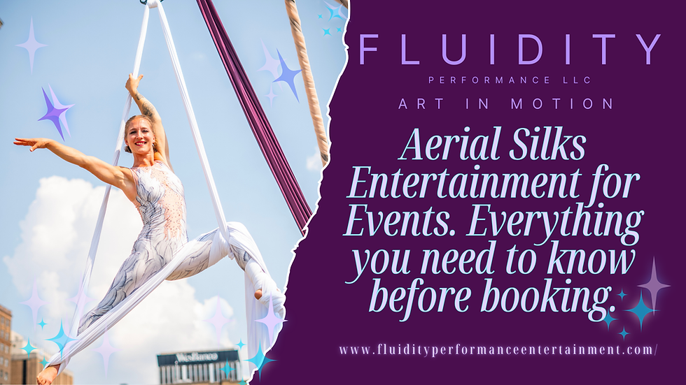 Aerial Silks for Events: Everything You Need to Know | Fluidity