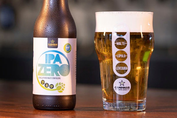 Cervejaria Campinas lança a sua primeira cerveja sem álcool a IPA Zero