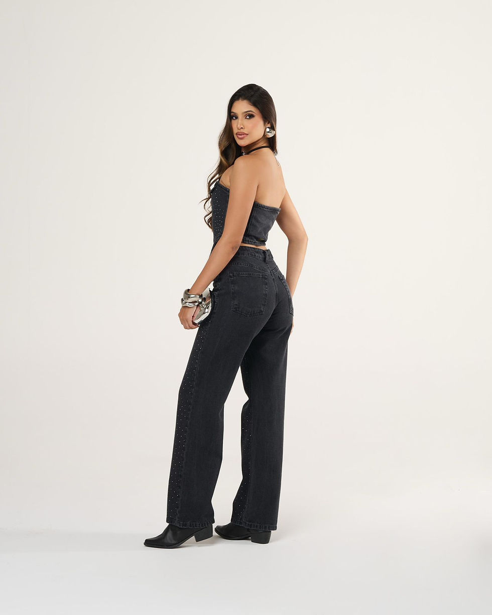 Miniatura: Calça Wide Leg Shine Vintage
