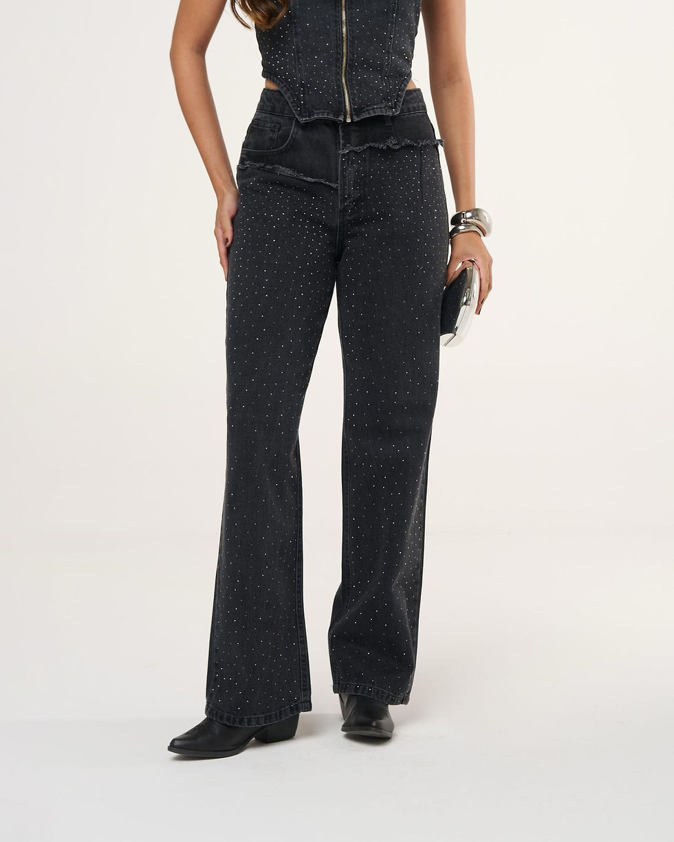 Miniatura: Calça Wide Leg Shine Vintage