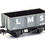 Thumbnail: Peco NR-41M 7 Plank Open Wagon 313159 in LMS Grey Livery