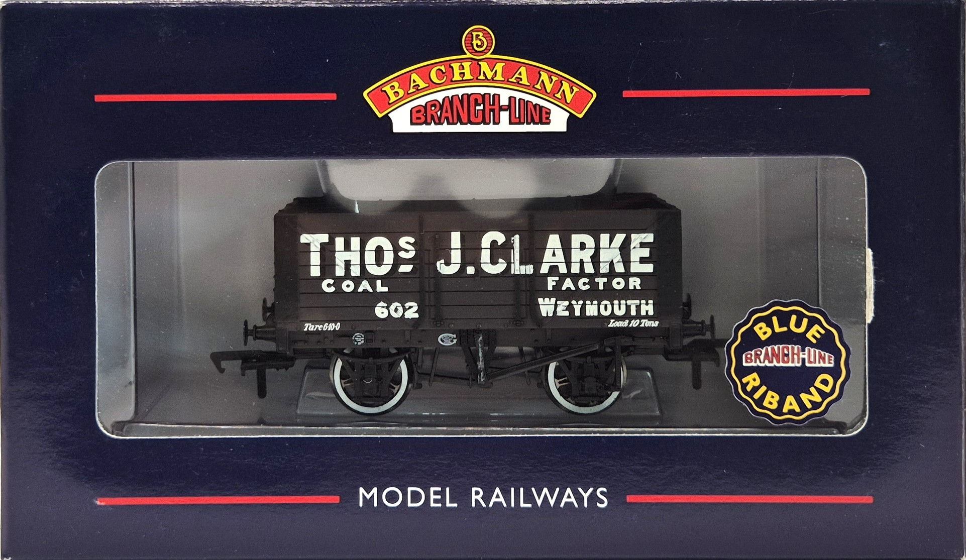 Bachmann 37-100E 7 Plank Open Wagon 602 Thos J. Clarke Weymouth Limited Edition