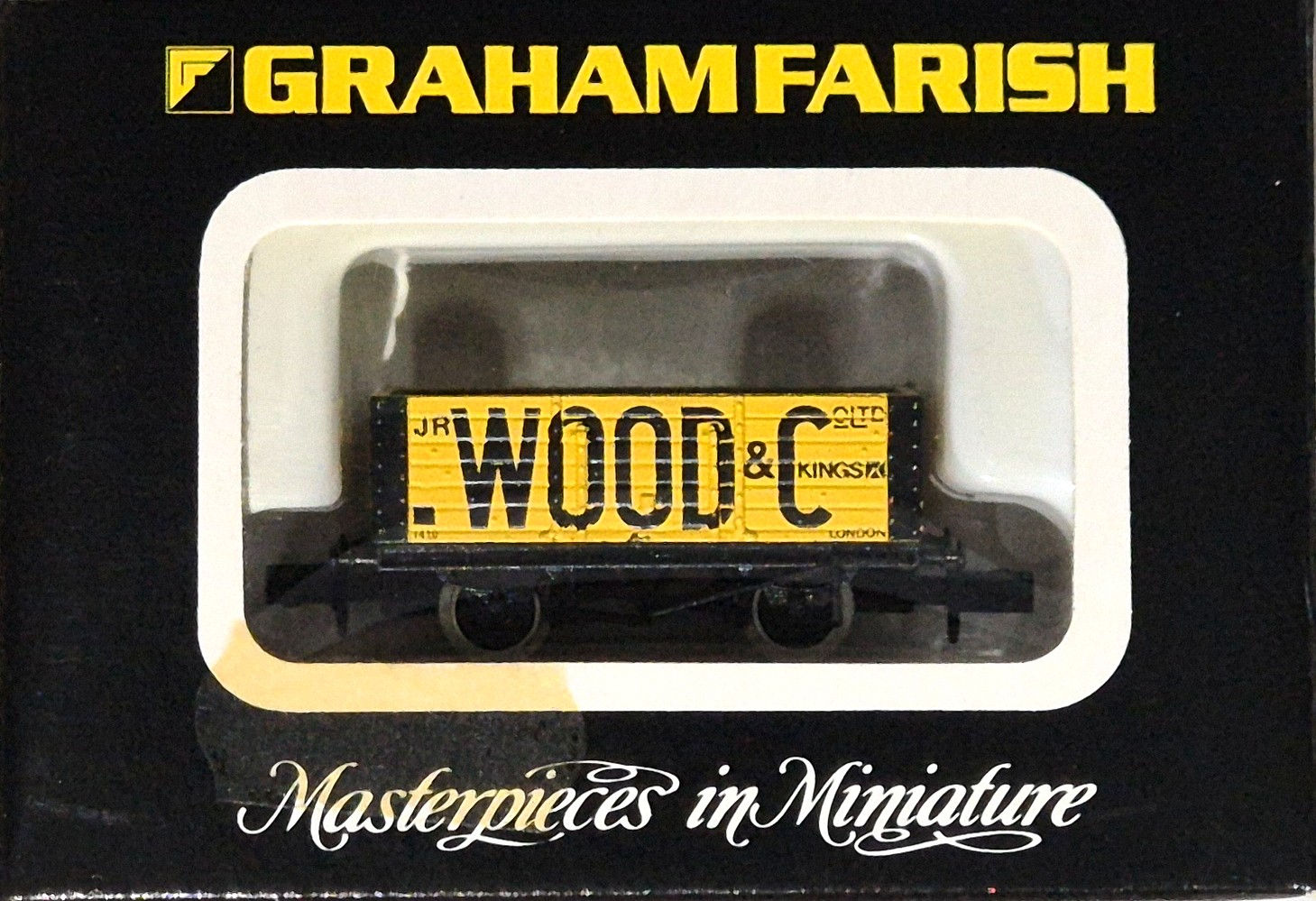Graham Farish 2116 6 Plank Open Wagon in J.R Wood & Co Ltd Kings Cross Livery