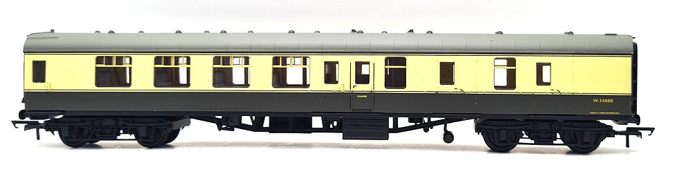 Thumbnail: Hornby R4355 Mk1 2nd Class Brake Coach W34888 in BR Chocolate & Cream Livery