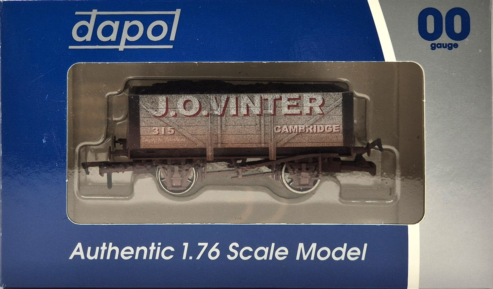 Dapol 4F-051-020 5 Plank Open Wagon No.315 in J. O. Vinter, Cambridge Livery