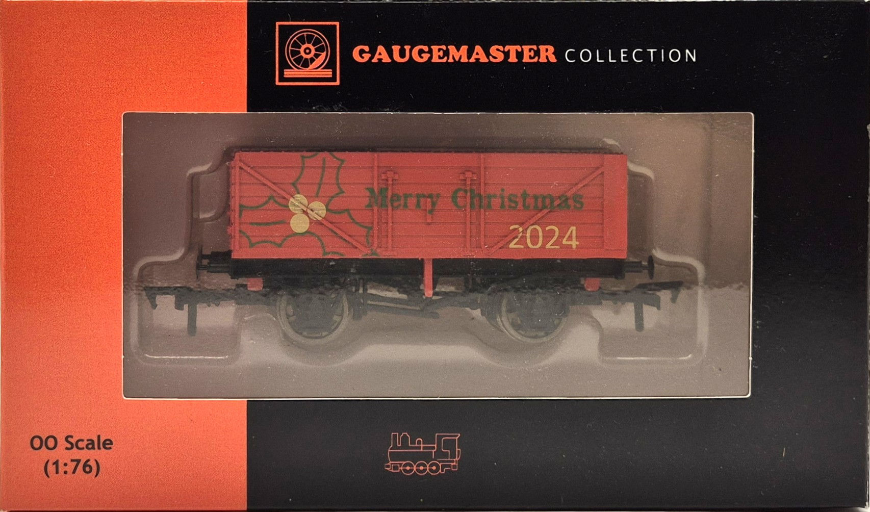 Gaugemaster GM4410214 7 Plank Open Wagon Christmas 2024 Livery - Limited Edition