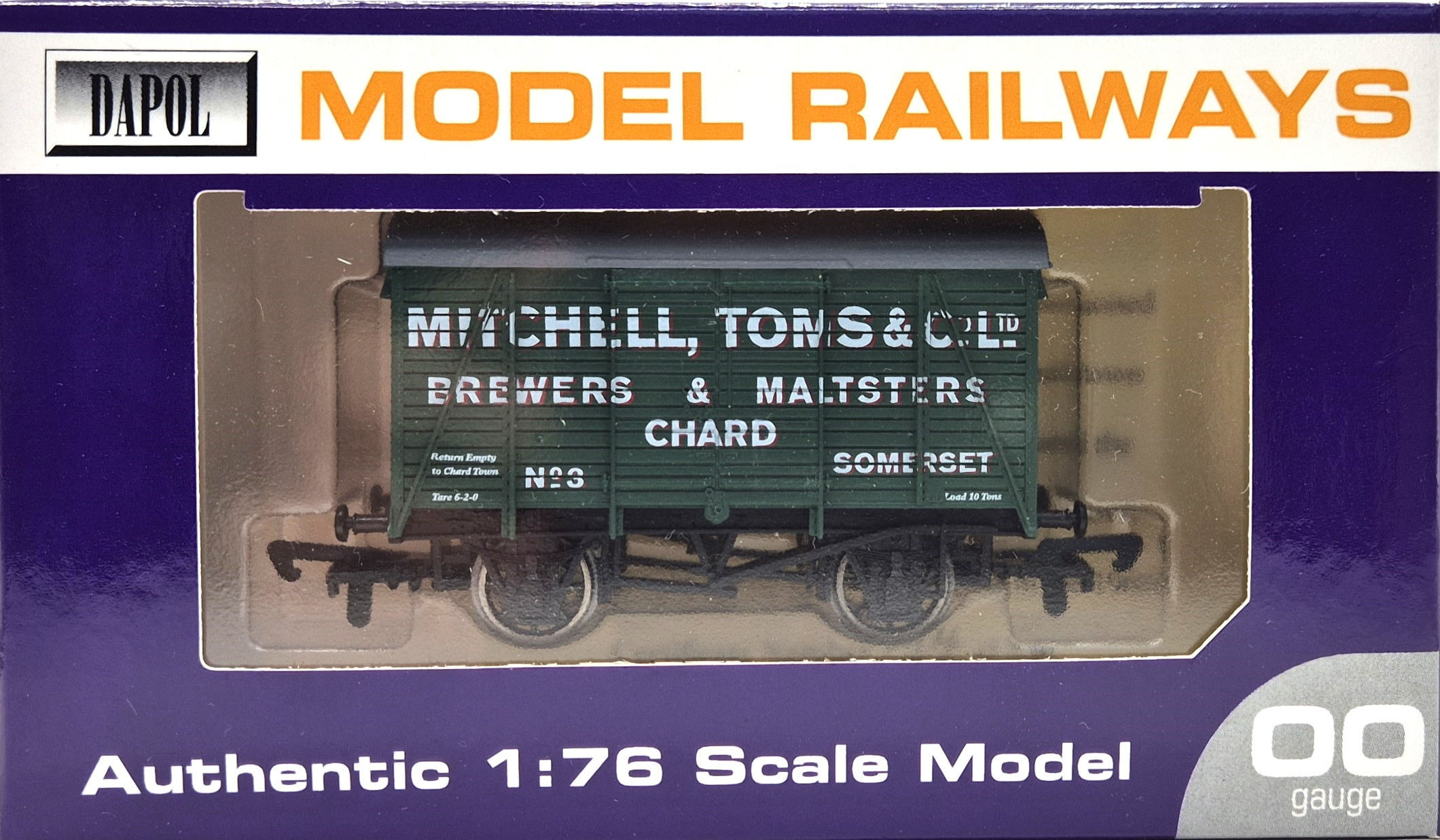 Dapol Brewery Van No.3 in Mitchell Toms & Co Ltd Livery - Wessex Limited Edition