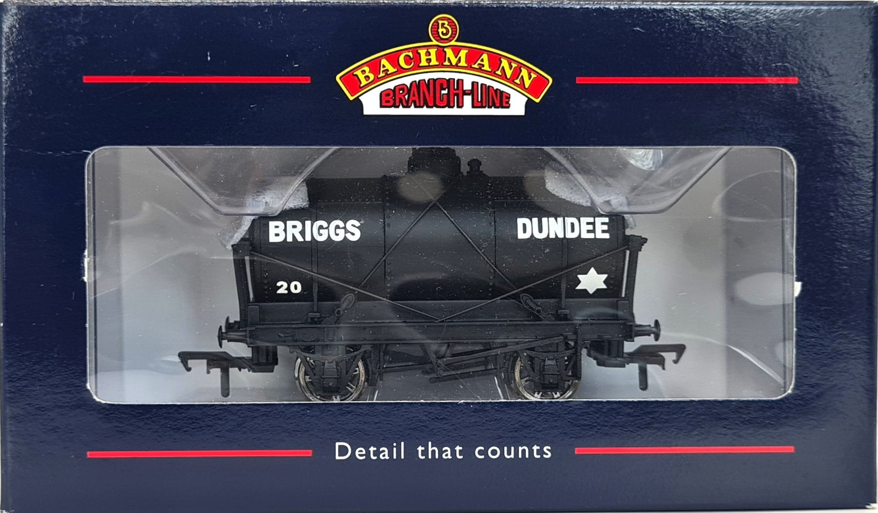 Bachmann 33-675W 14T Tank Wagon 20 in Briggs of Dundee Livery - Limited Edition