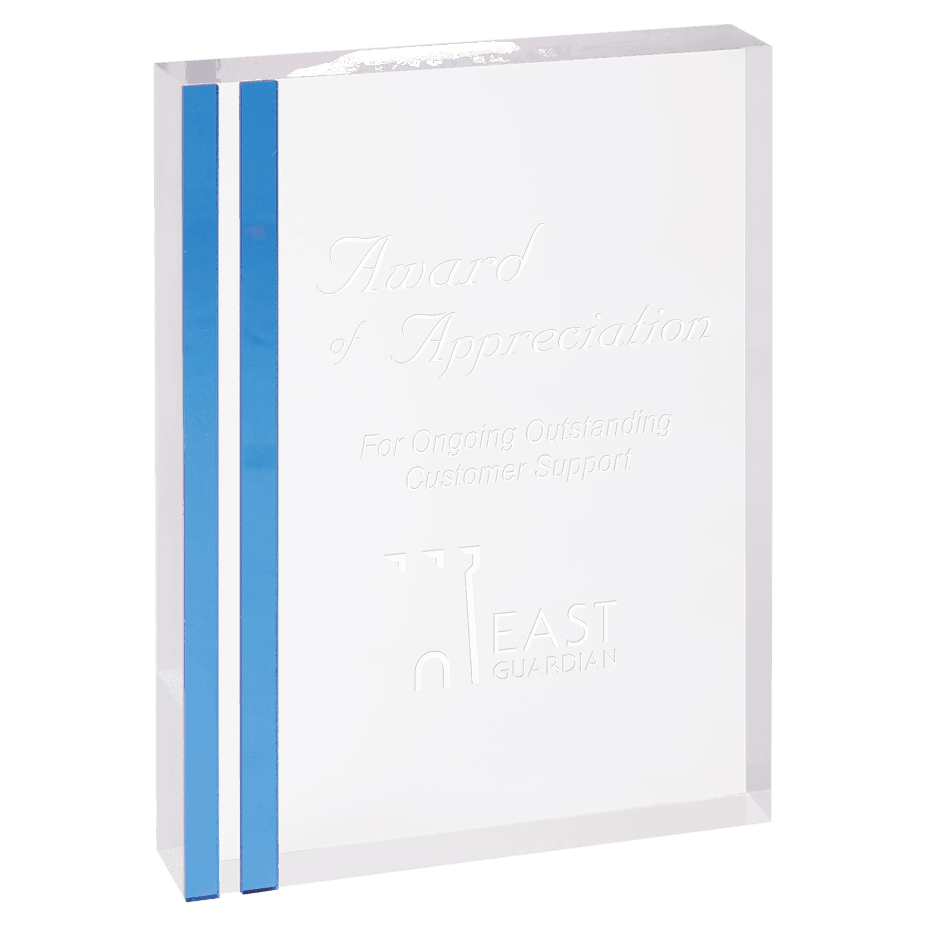 5" x 7" Rectangle Acrylic with Edge